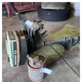 GameFisher 5HP motor with gas can