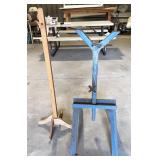 adjustable material stand, extension cord tree