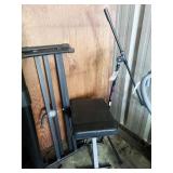 mic stand, keyboard stand, folding seat