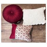 3pc throw pillows