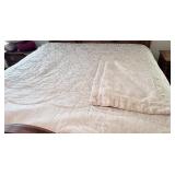 ivory king size comforter with 1 king pillow sham