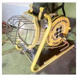 portable work light with 50-foot cord reel