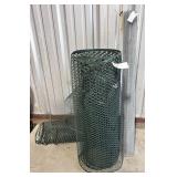 plastic fencing, metal mesh screen
