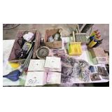 miscellaneous lot: tools, foam tube insulation