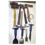 hammers and chisels