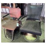 pair barber chairs