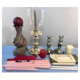 candles and candlesticks