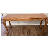 wood console table
