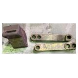 tractor adaptor brackets & Core Cut counter