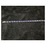 Tanzanite and Sterling Silver