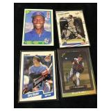Baseball signed cards