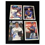 Baseball signed cards