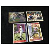 Baseball signed cards