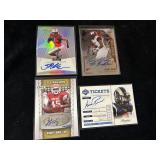 Football signed cards