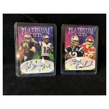 Tom Brady, Drew Brees and Patrick Mahomes