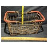 Vintage metal basket