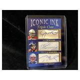 Joe Montana, Peyton Manning and Tom Brady