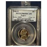 1981-S Graded Nickel