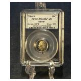 Silver Dime, 2004-S Graded