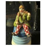 Pewter Thimble clown