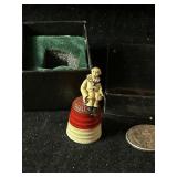 Pewter Thimble clown