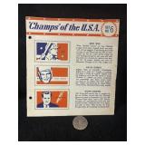 1940 Wheaties Champs of the world
