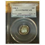 1990-S Graded Dime
