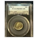 1982-S Graded Dime