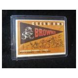 Cleveland Browns 1959 Scratch Card