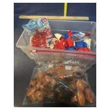 Balloons and football Whistles