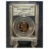 1981-S Graded Quarter