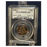 Graded 1980-S Quarter