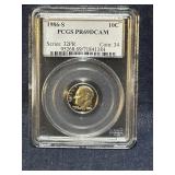 1986S graded dime 1986S graded dime