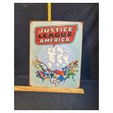 Justice League American tin sign