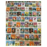 Peanuts uncut trading cards