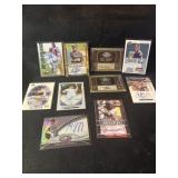 Autographed baseball cards