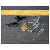Glass arrowheads