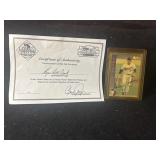 Nolan Ryan Autographed Card