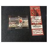 Luke Scott Autographed