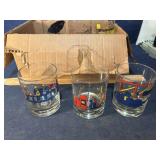 Vintage glass tumblers