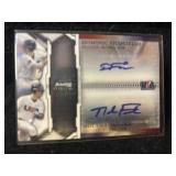 2011 Bowman dual Signed