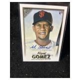 Miguel Gomez autographed