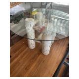 Wooden and Glass Dining/Breakfast table