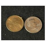 One dollar coins
