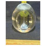 Houston Sesquicentennial egg paperweight