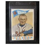Chuck Dressen Baseball 1960 card