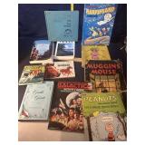 Vintage books and coloring books