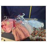 Baby clothes and hangers