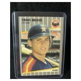 Craig Biggio Rookie card
