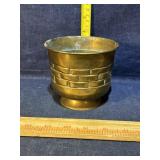 Brass planter
